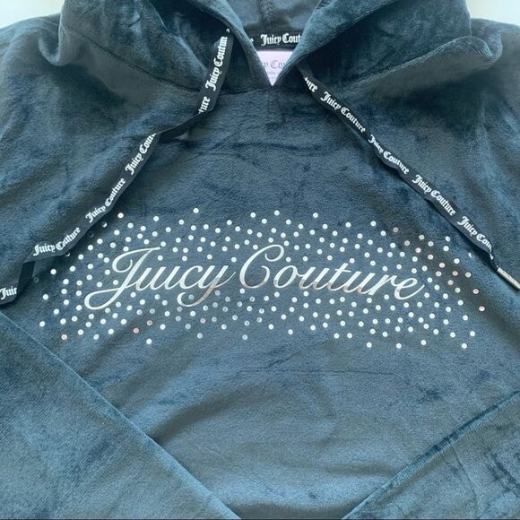 2-Piece Set Juicy Couture Velour Shine Embellished Sleep Set Tracksuit - Picture 6 of 8